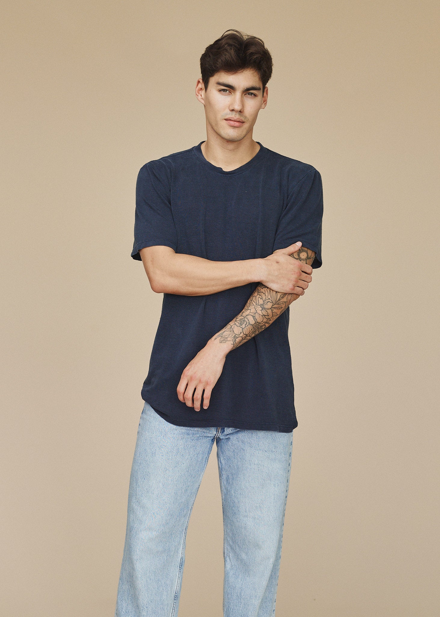 Mana 7 - 100% Hemp Tee | Jungmaven Hemp Clothing & Accessories / model_desc: Henry is 6’0” wearing Large