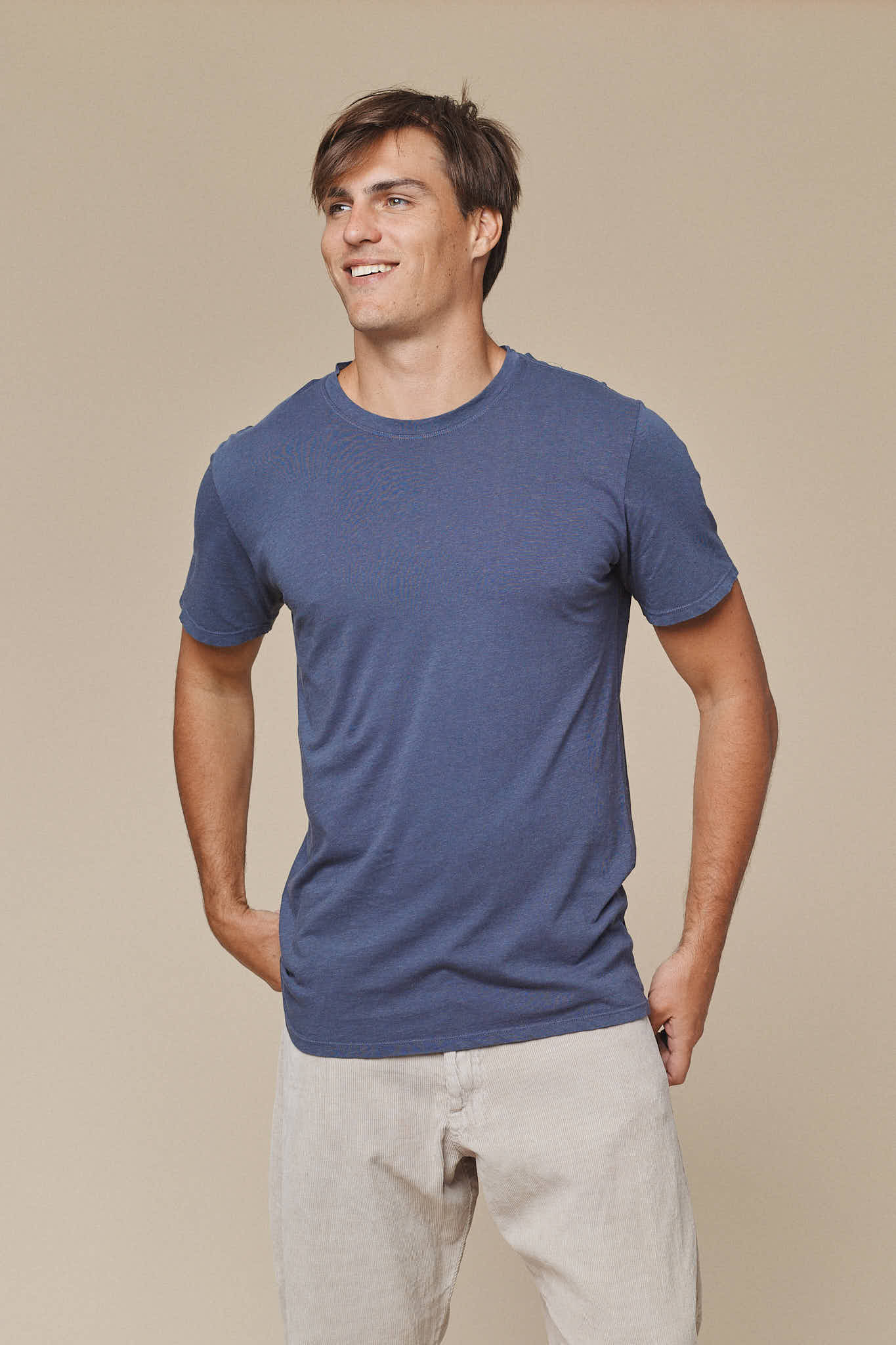 Basic Tee | Jungmaven Hemp Clothing & Accessories / model_desc: Travis is 6’1” wearing Large