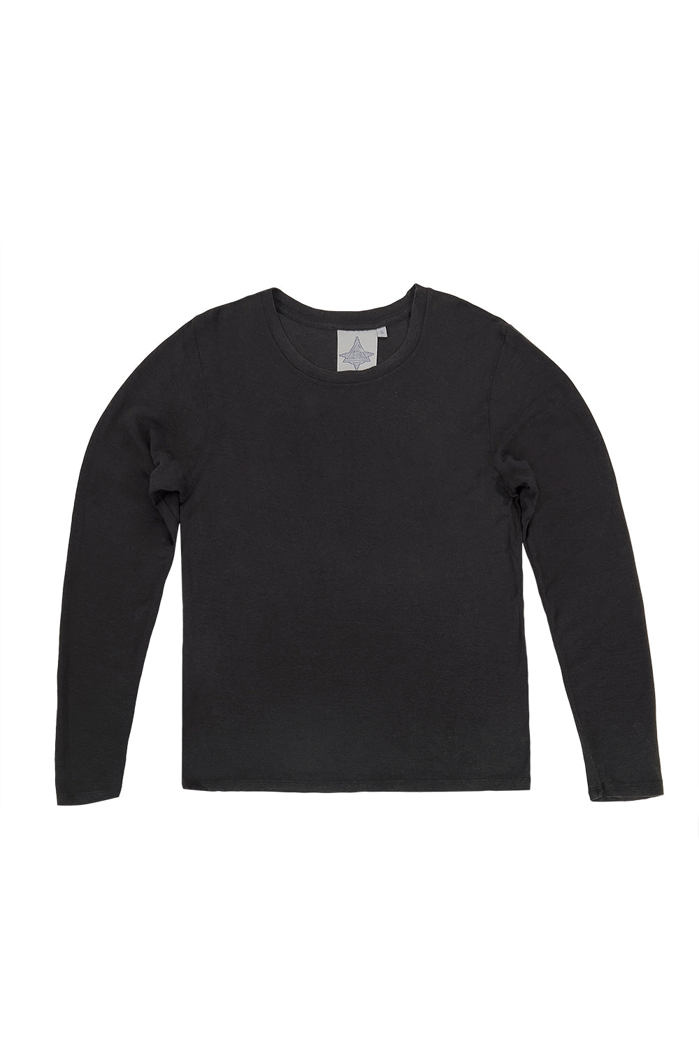 Bishop 100% Hemp Long Sleeve Tee | Jungmaven Hemp Clothing & Accessories / Color: Black