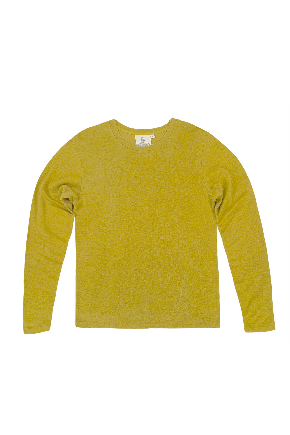 Bishop 100% Hemp Long Sleeve Tee | Jungmaven Hemp Clothing & Accessories / Color: Citrine Yellow