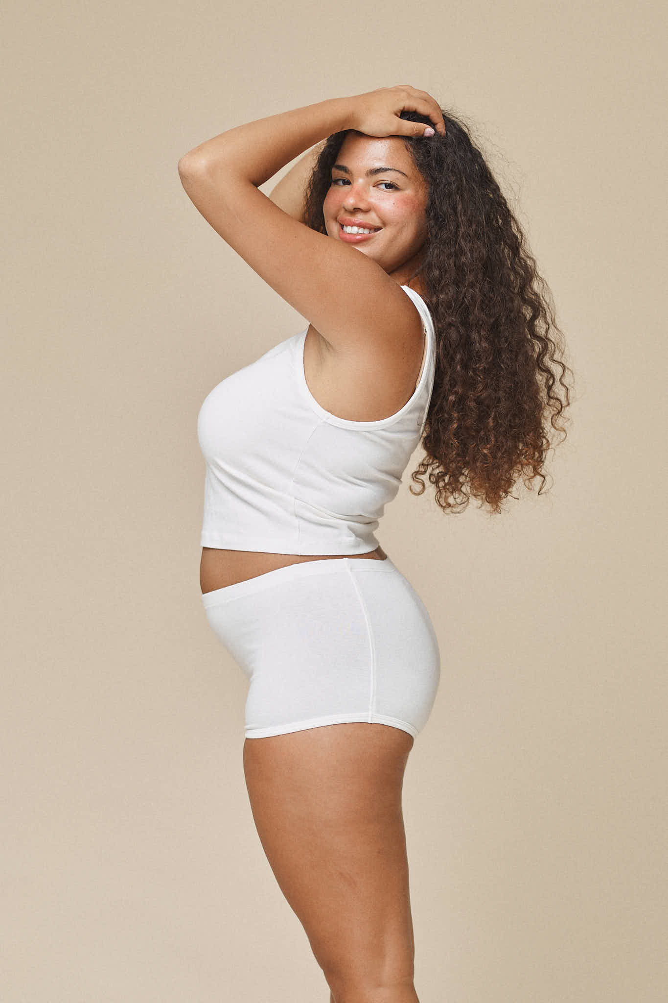 Boy Short | Jungmaven Hemp Clothing & Accessories /model_desc: Nikki is  5’2” wearing Medium