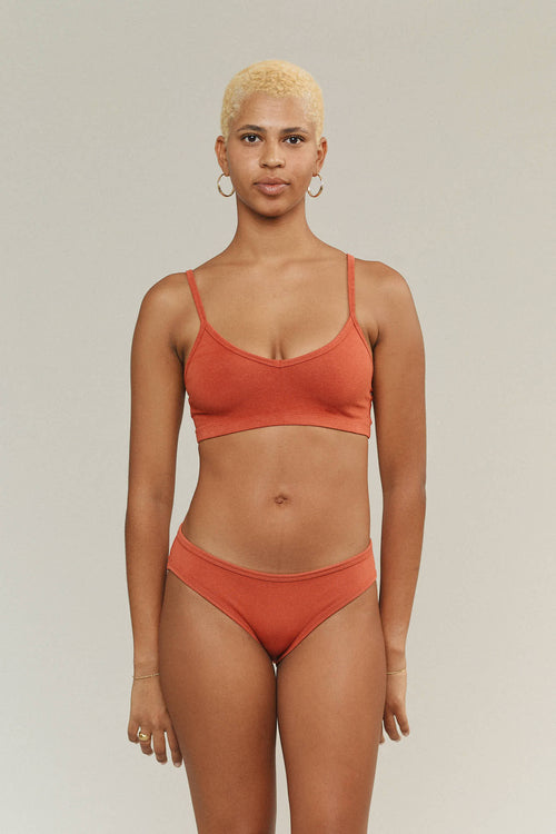 Bralette | Jungmaven Hemp Clothing & Accessories / model_desc: Naya is 5’9” wearing Small