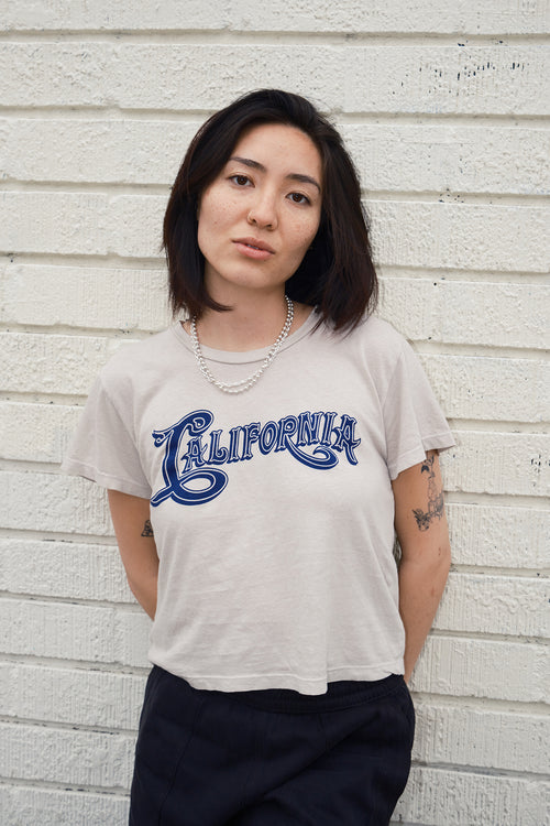 California Cropped Ojai Tee | Jungmaven Hemp Clothing & Accessories / Color: