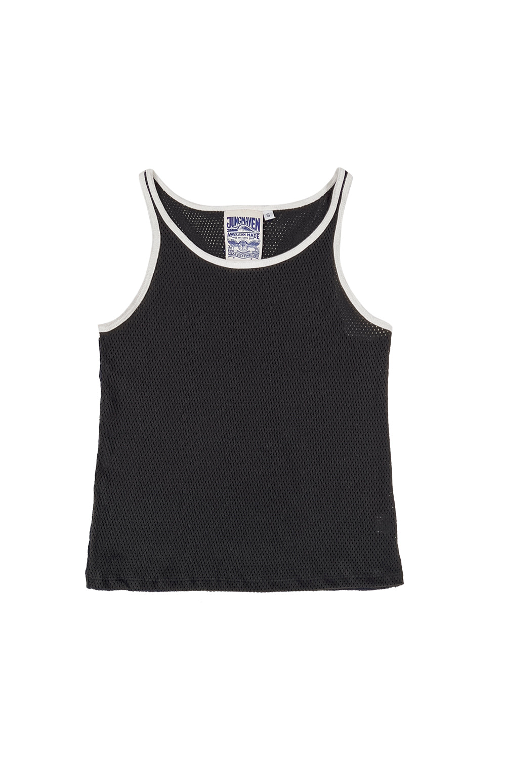 Calobo Mesh Tank | Jungmaven Hemp Clothing & Accessories / Color:Black