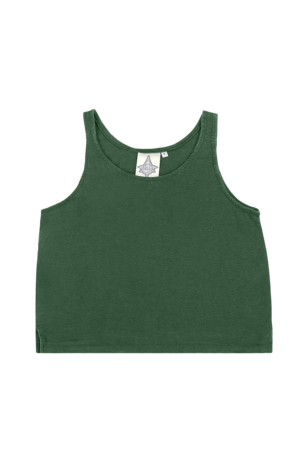 100% Hemp Cropped Tank | Jungmaven Hemp Clothing & Accessories / Color: Hunter Green
