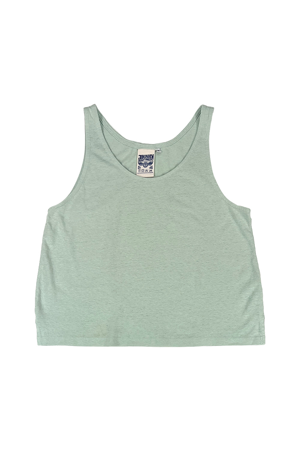 Cropped Tank | Jungmaven Hemp Clothing & Accessories / Color: Seafoam Green