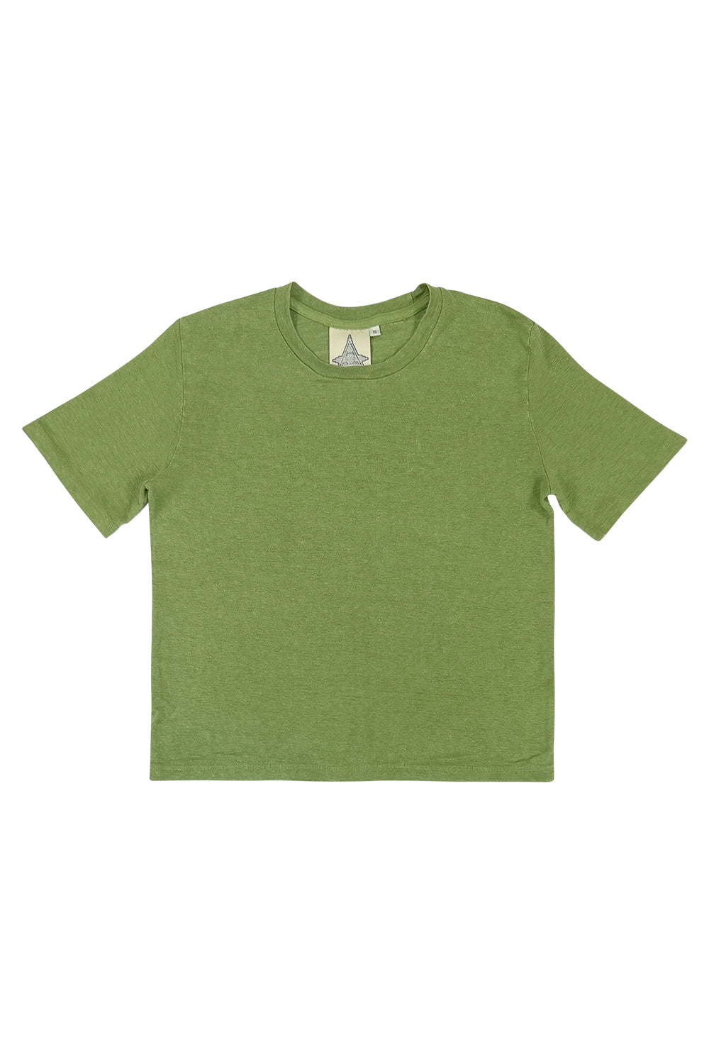 Dakota - 100% Hemp Cropped Tee | Jungmaven Hemp Clothing & Accessories / Color: Dark Matcha