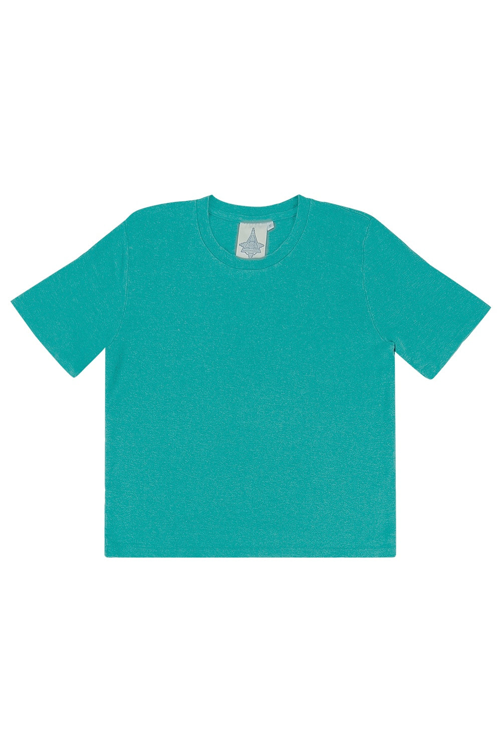 Dakota - 100% Hemp Cropped Tee | Jungmaven Hemp Clothing & Accessories / Color: Teal
