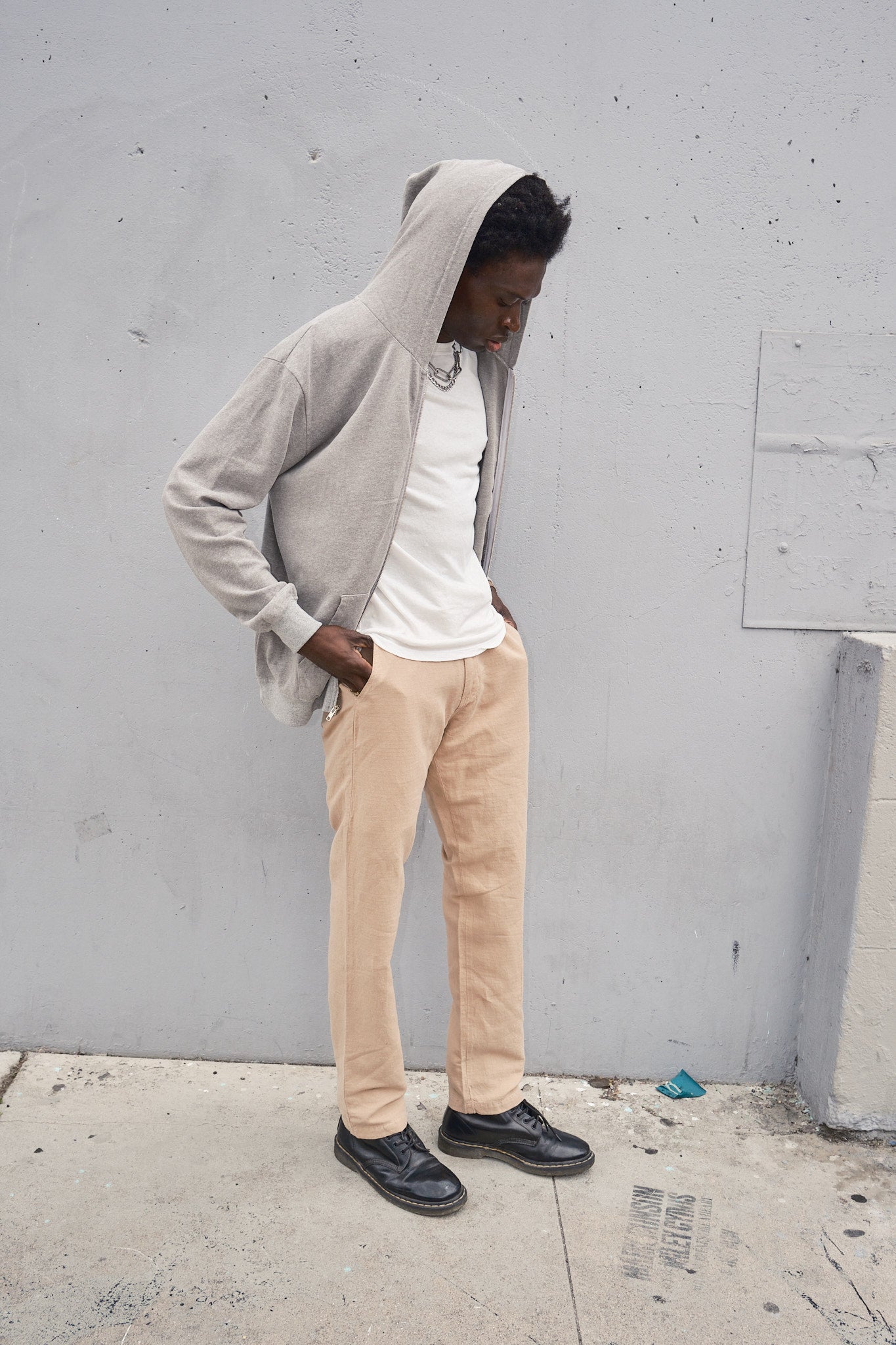 Heathered Aptos Ranch Hooded Zip | Jungmaven Hemp Clothing & Accessories / Color: