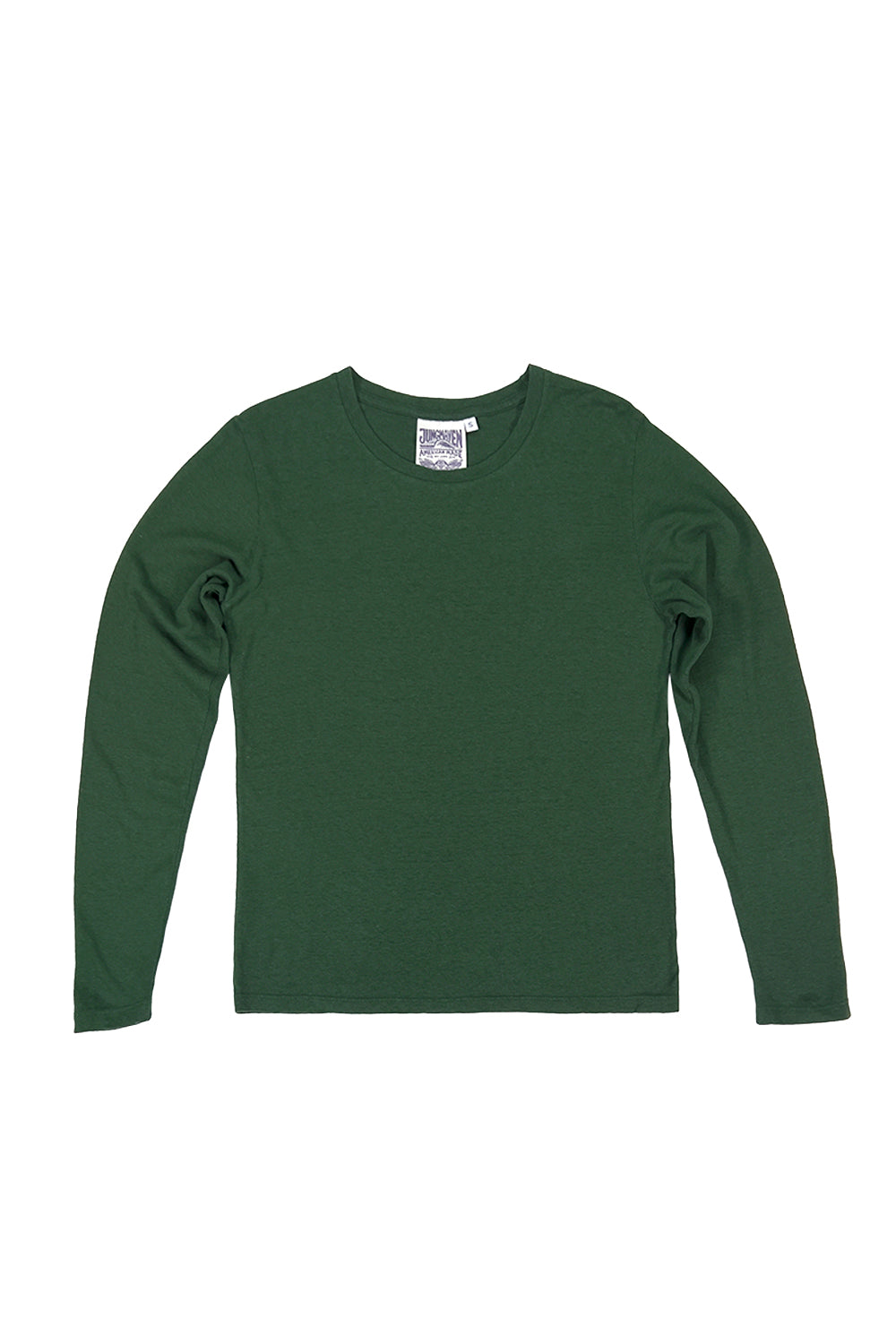 Encanto Long Sleeve Tee | Jungmaven Hemp Clothing & Accessories / Color: Hunter Green
