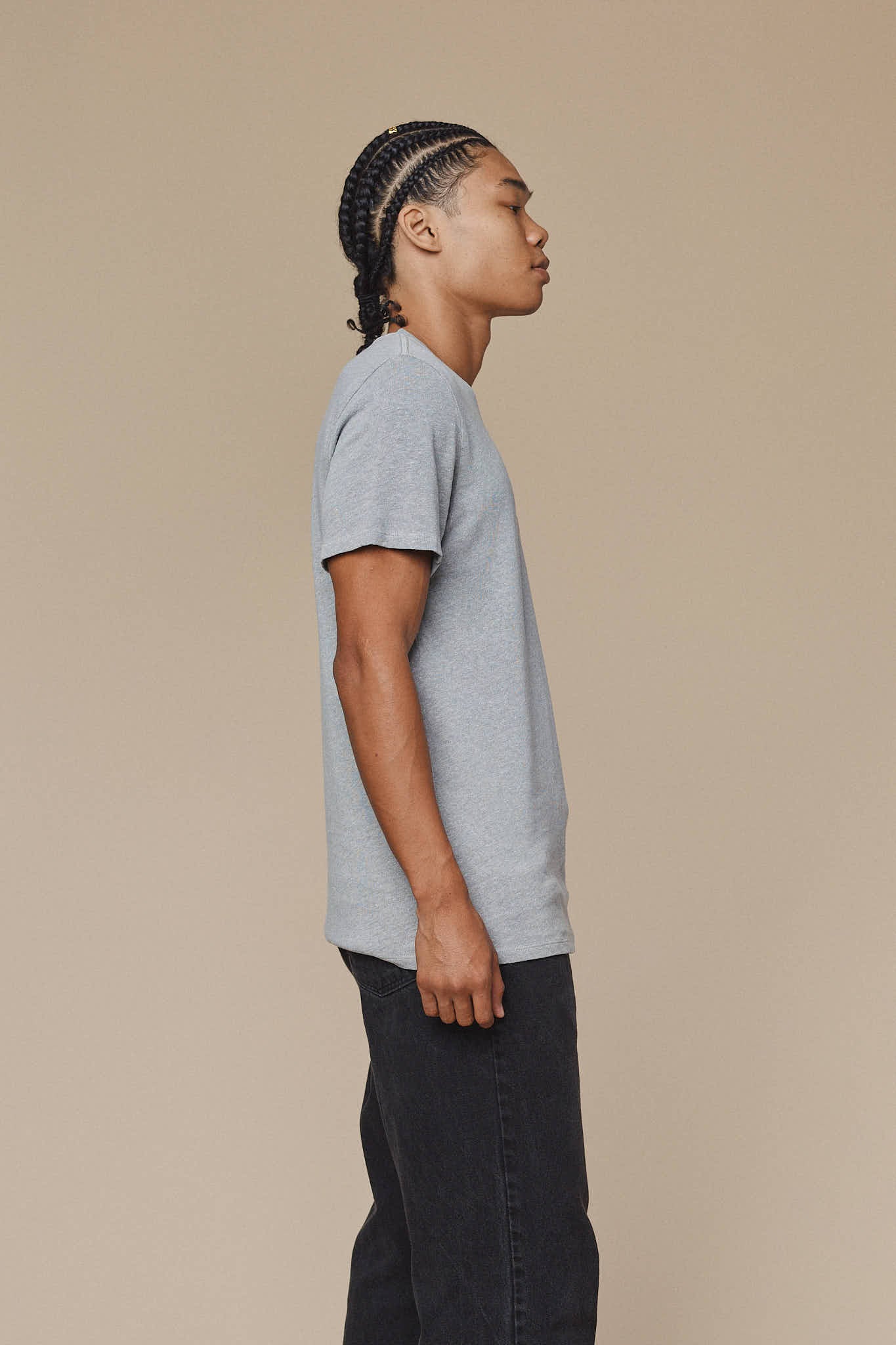 Heathered Baja Pocket Tee | Jungmaven Hemp Clothing & Accessories / Color: