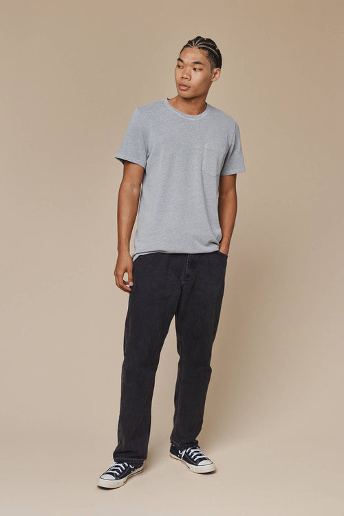 Heathered Baja Pocket Tee | Jungmaven Hemp Clothing & Accessories / Color:
