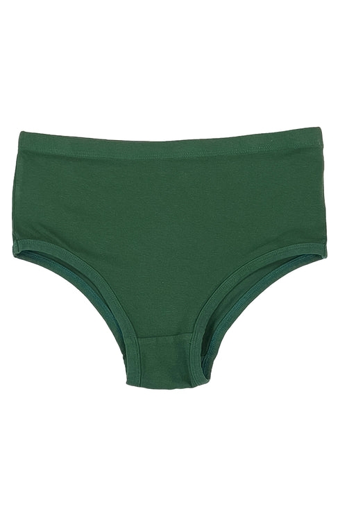 High Waist Brief | Jungmaven Hemp Clothing & Accessories / Color: Hunter Green