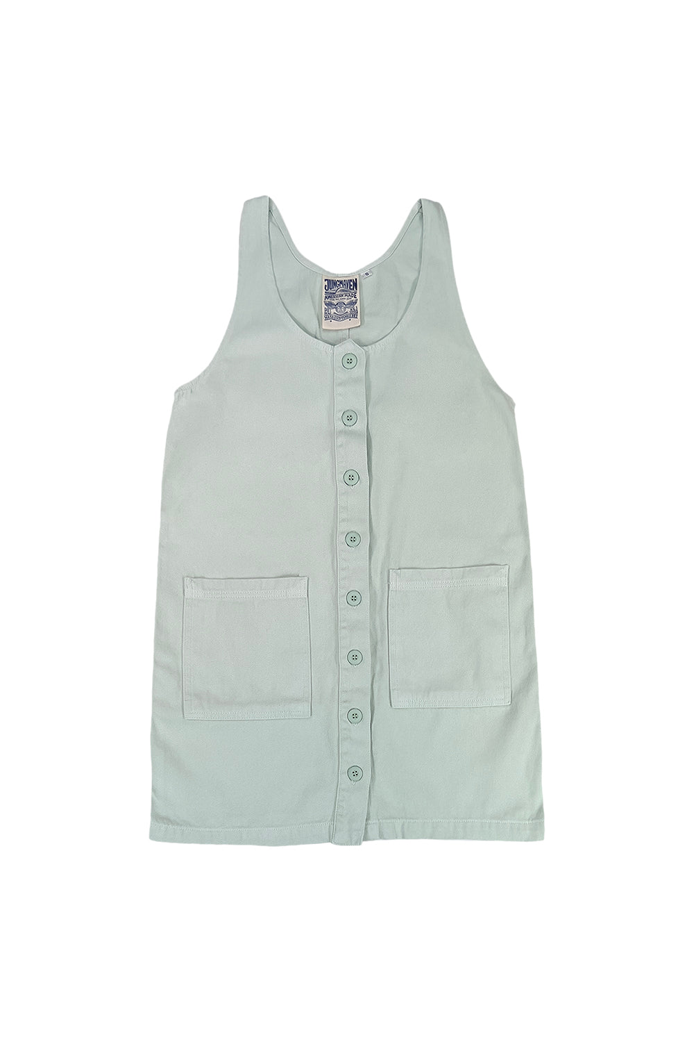 Jumper Dress | Jungmaven Hemp Clothing & Accessories / Color: Seafoam Green