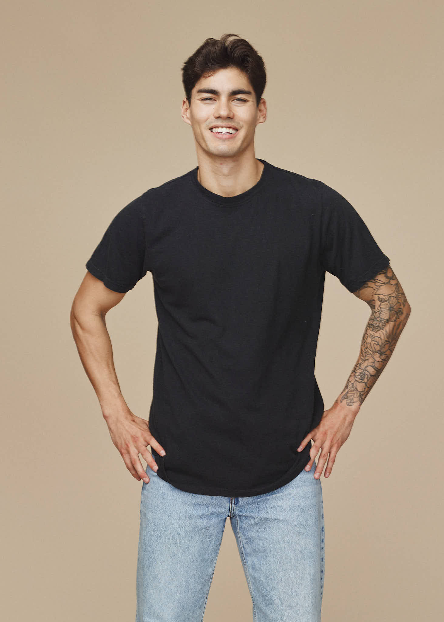 Jung Tee | Jungmaven Hemp Clothing & Accessories / model_desc: Henry is 6’0” wearing L