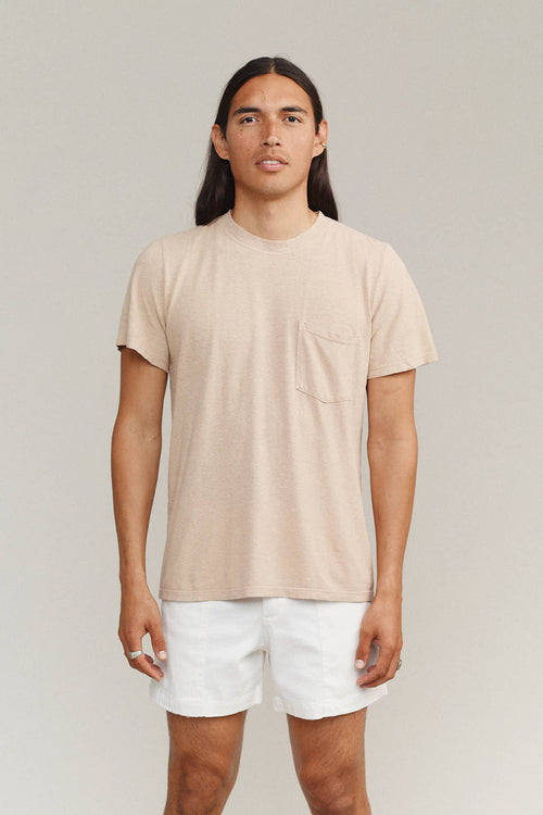 Jung Pocket Tee | Jungmaven Hemp Clothing & Accessories / model_desc: Fabian is 6’0” wearing Large
