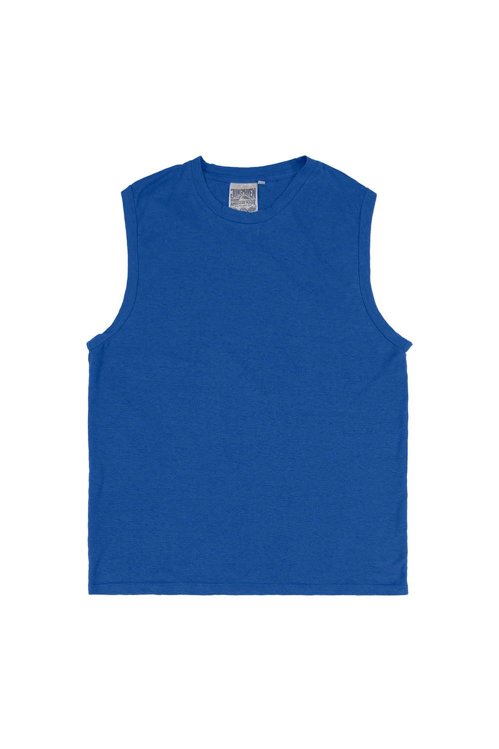 Malibu Muscle Tee | Jungmaven Hemp Clothing & Accessories / Color: Galaxy Blue