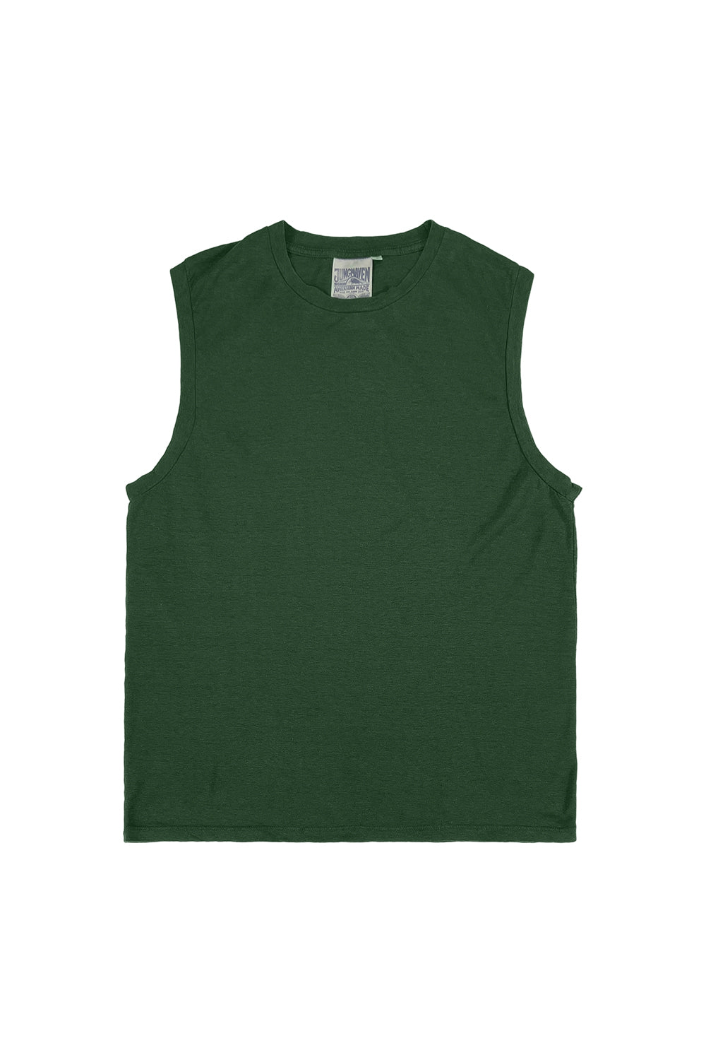 Malibu Muscle Tee | Jungmaven Hemp Clothing & Accessories / Color: Hunter Green