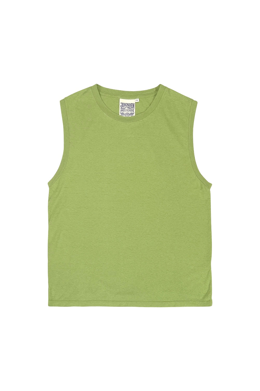 Malibu Muscle Tee | Jungmaven Hemp Clothing & Accessories / Color: Dark Matcha