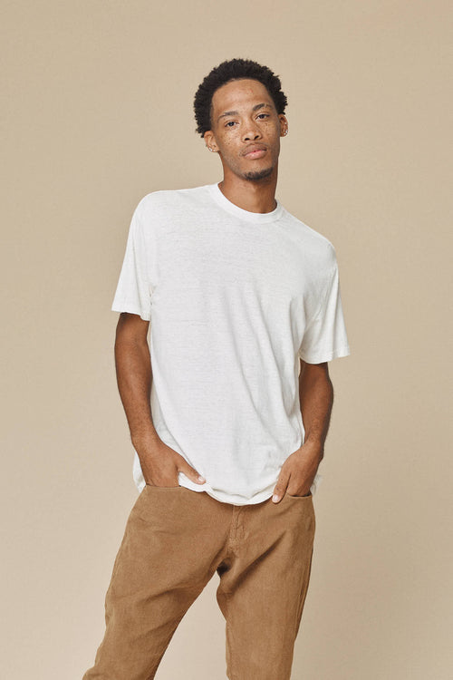 Original Tee | Jungmaven Hemp Clothing & Accessories / model_desc: EJ is 6’0” wearing M