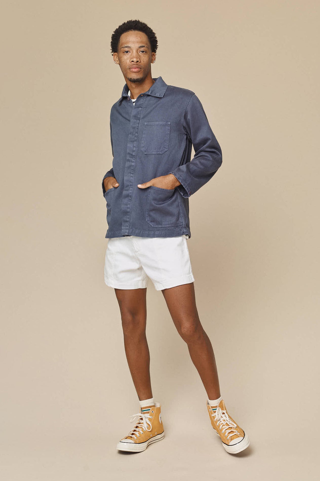 Olympic Jacket | Jungmaven Hemp Clothing & Accessories / model_desc: EJ is 6’0” wearing Medium
