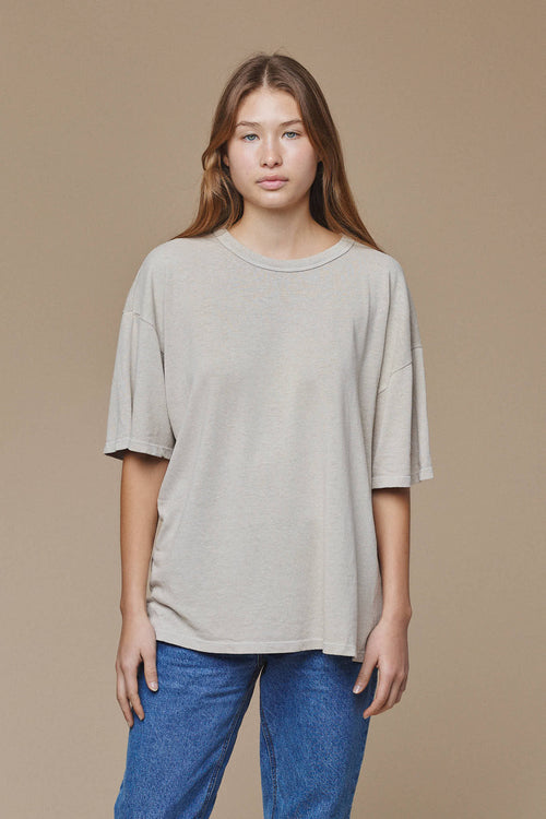 Oversized Tee | Jungmaven Hemp Clothing & Accessories / model_desc: Katriel is 5’9” wearing XS
