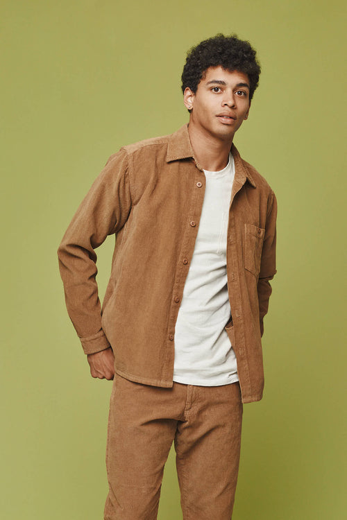 Oxnard Shirt Jacket | Jungmaven Hemp Clothing & Accessories / model_desc: Isaiah is 6β1β wearing M