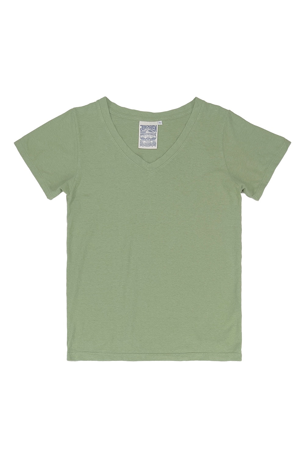 Paige V-neck | Jungmaven Hemp Clothing & Accessories / Color:Pistachio 