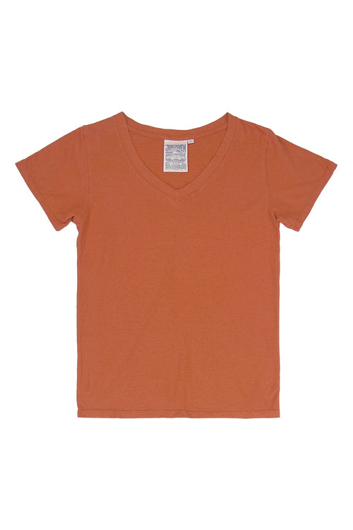 Paige V-neck | Jungmaven Hemp Clothing & Accessories / Color:Rooibos Tea