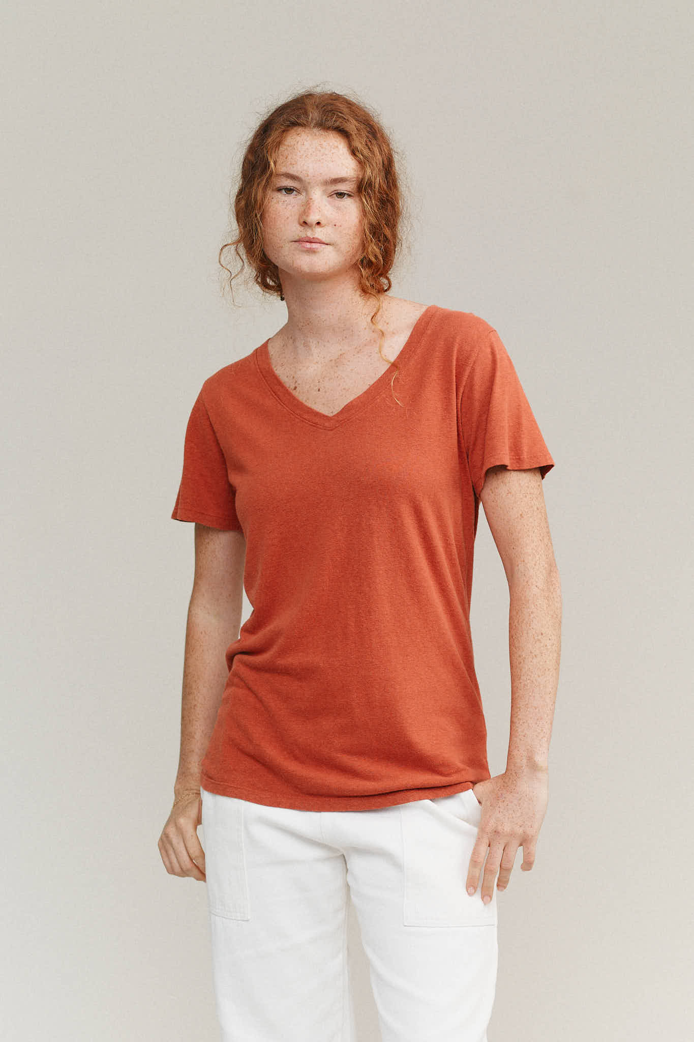 Paige V-neck | Jungmaven Hemp Clothing & Accessories / Color: