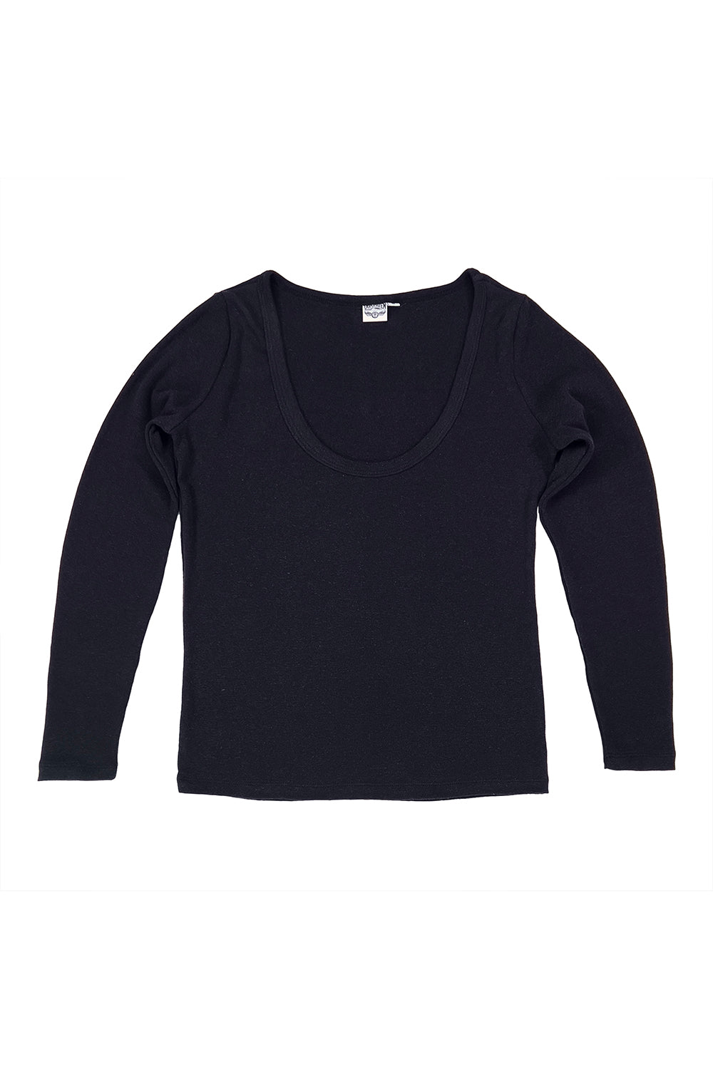 Paseo Long Sleeve Tee | Jungmaven Hemp Clothing & Accessories / Color: Black