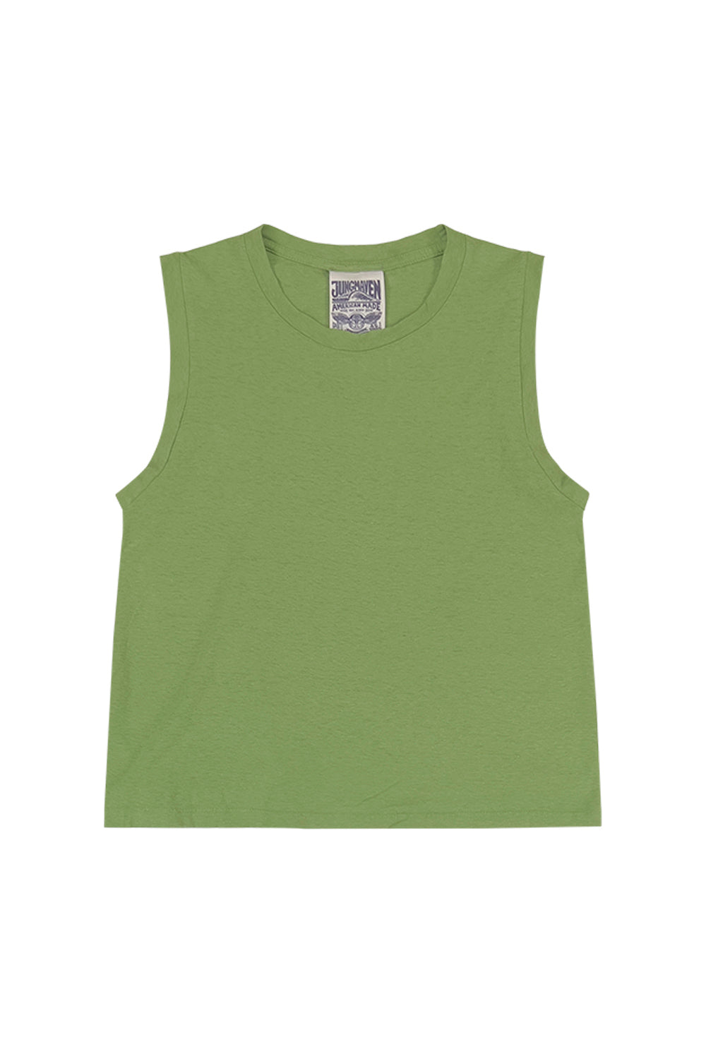 Phoenix Muscle Tee | Jungmaven Hemp Clothing & Accessories / Color: Dark Matcha