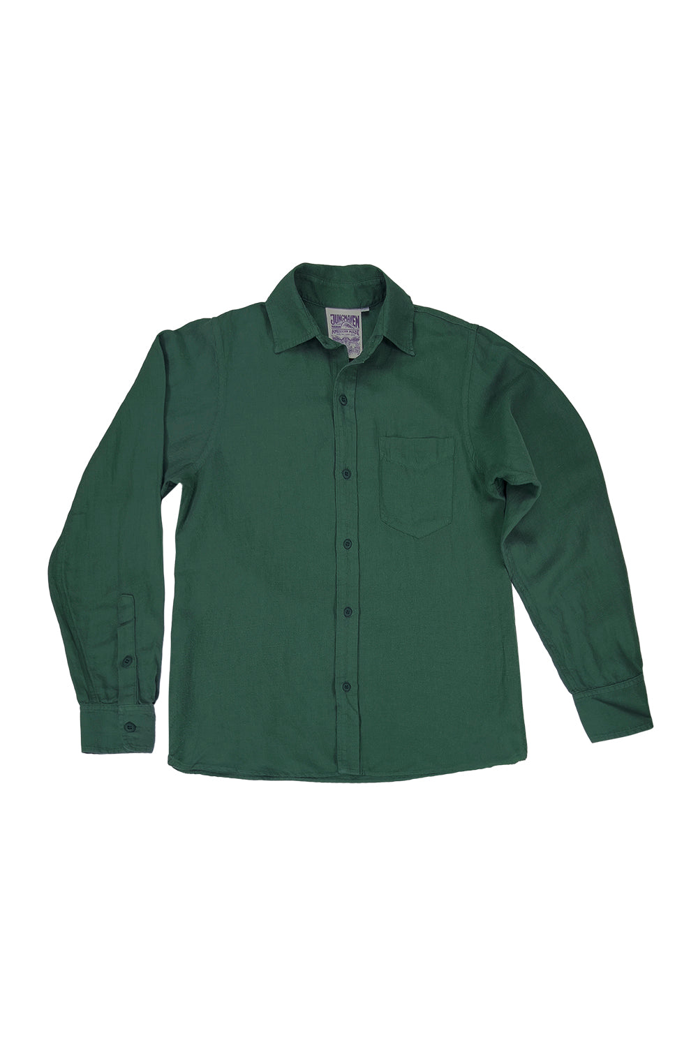 Santa Fe Shirt | Jungmaven Hemp Clothing & Accessories / Color:Hunter Green