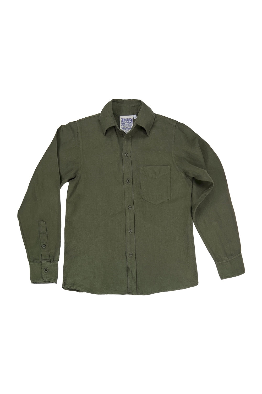 Santa Fe Shirt | Jungmaven Hemp Clothing & Accessories / Color:Olive Green