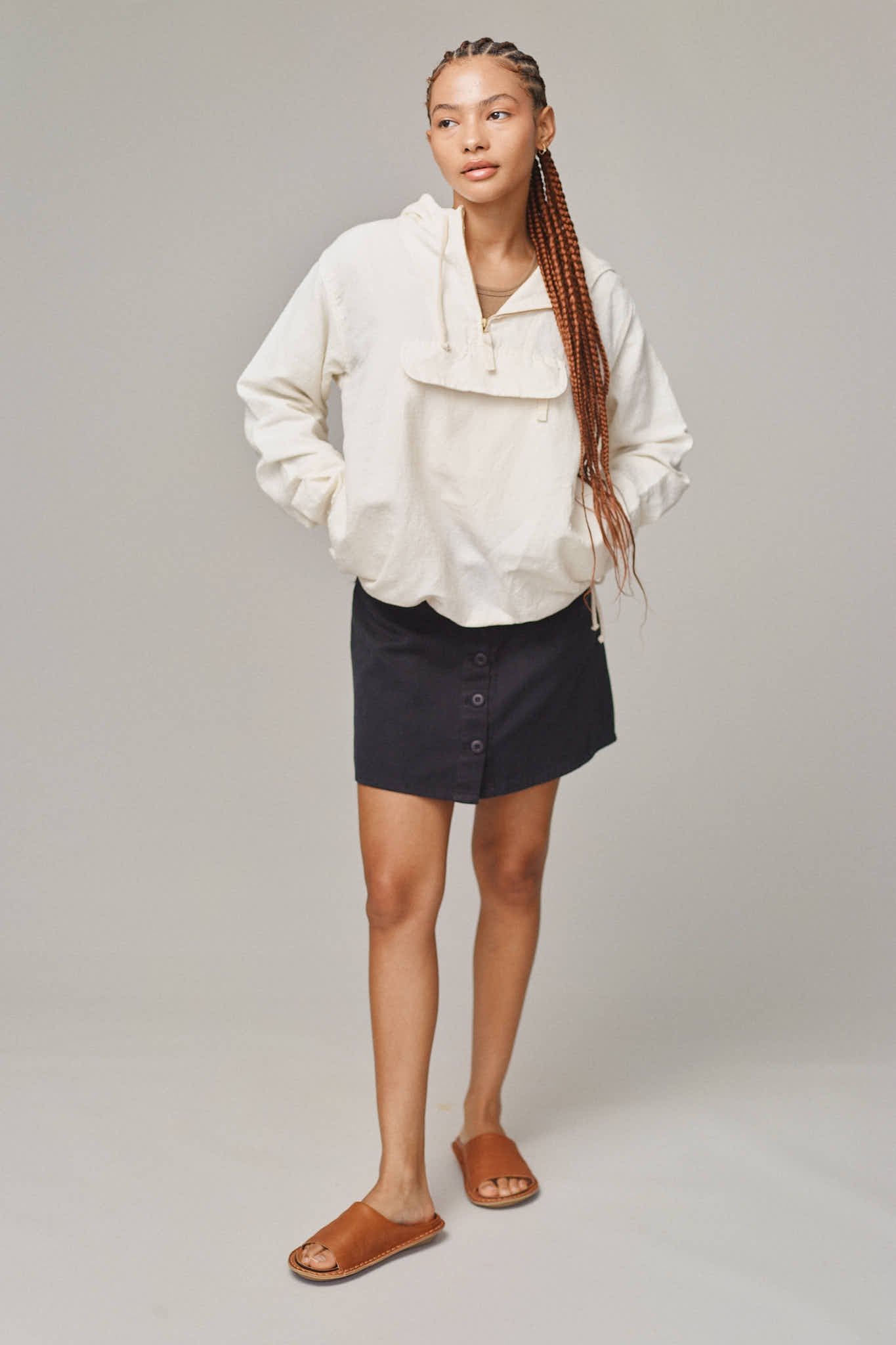 Shoreline Anorak Jacket | Jungmaven Hemp Clothing & Accessories / Color: