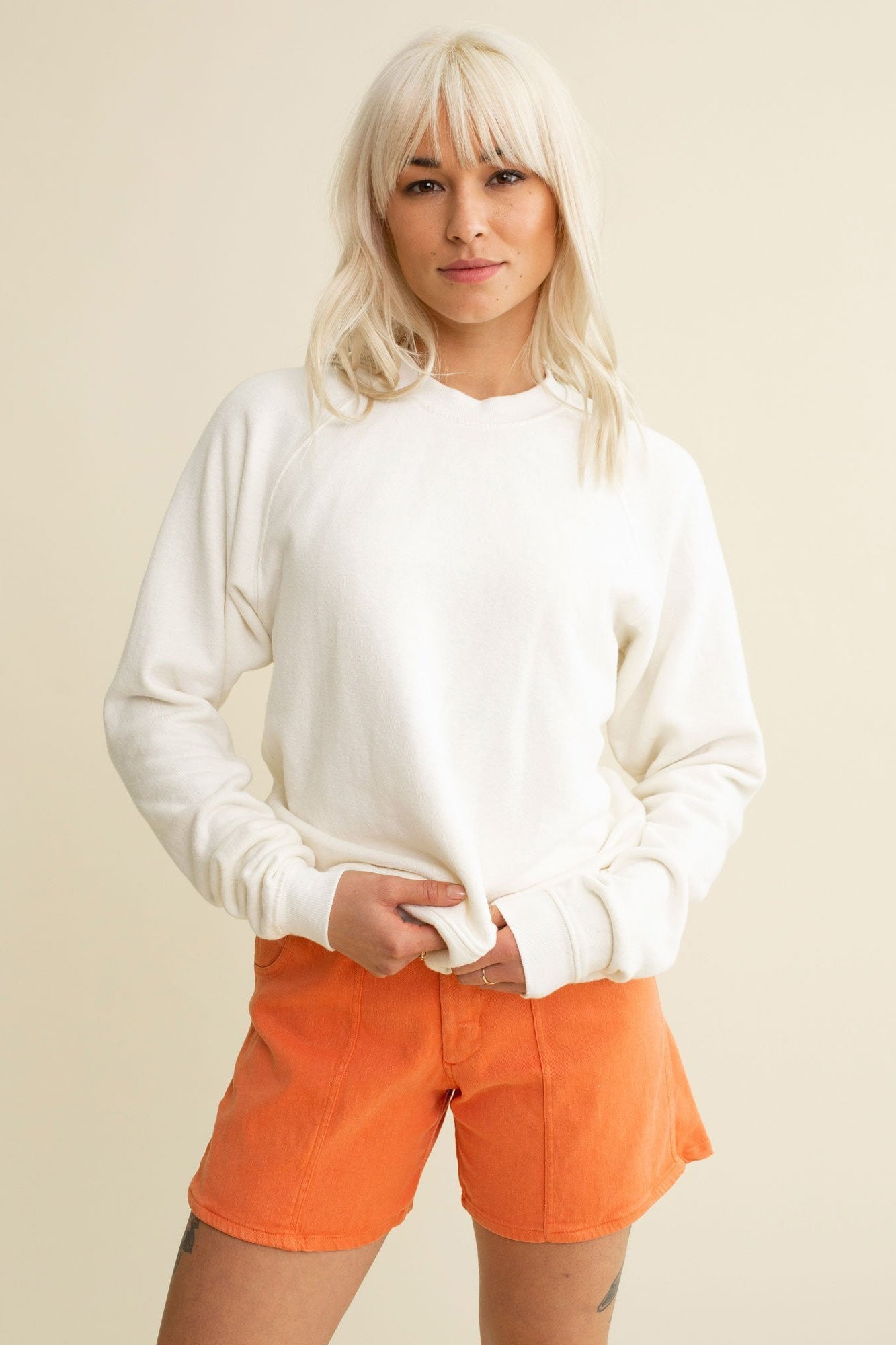 Sierra Raglan Sweatshirt | Jungmaven Hemp Clothing & Accessories / Color: