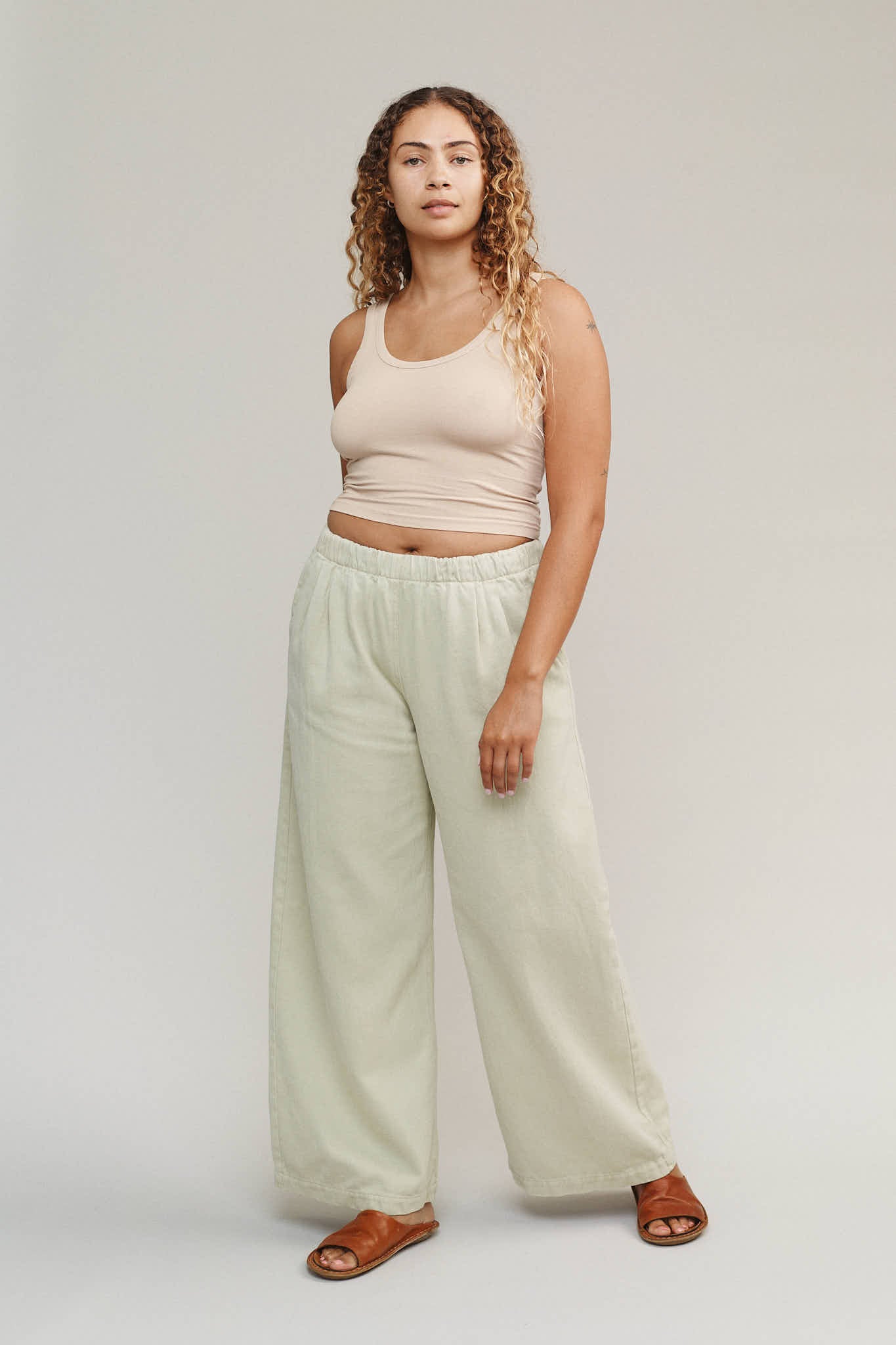 Disco Twill Pant | Jungmaven Hemp Clothing & Accessories / model_desc: Paige is 5’8” wearing Small