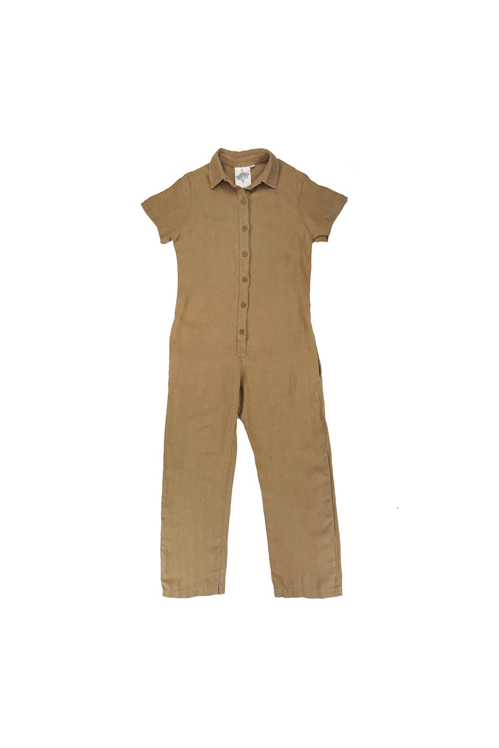 Stillwater Polo Pant Romper | Jungmaven Hemp Clothing & Accessories / Color:Coyote 