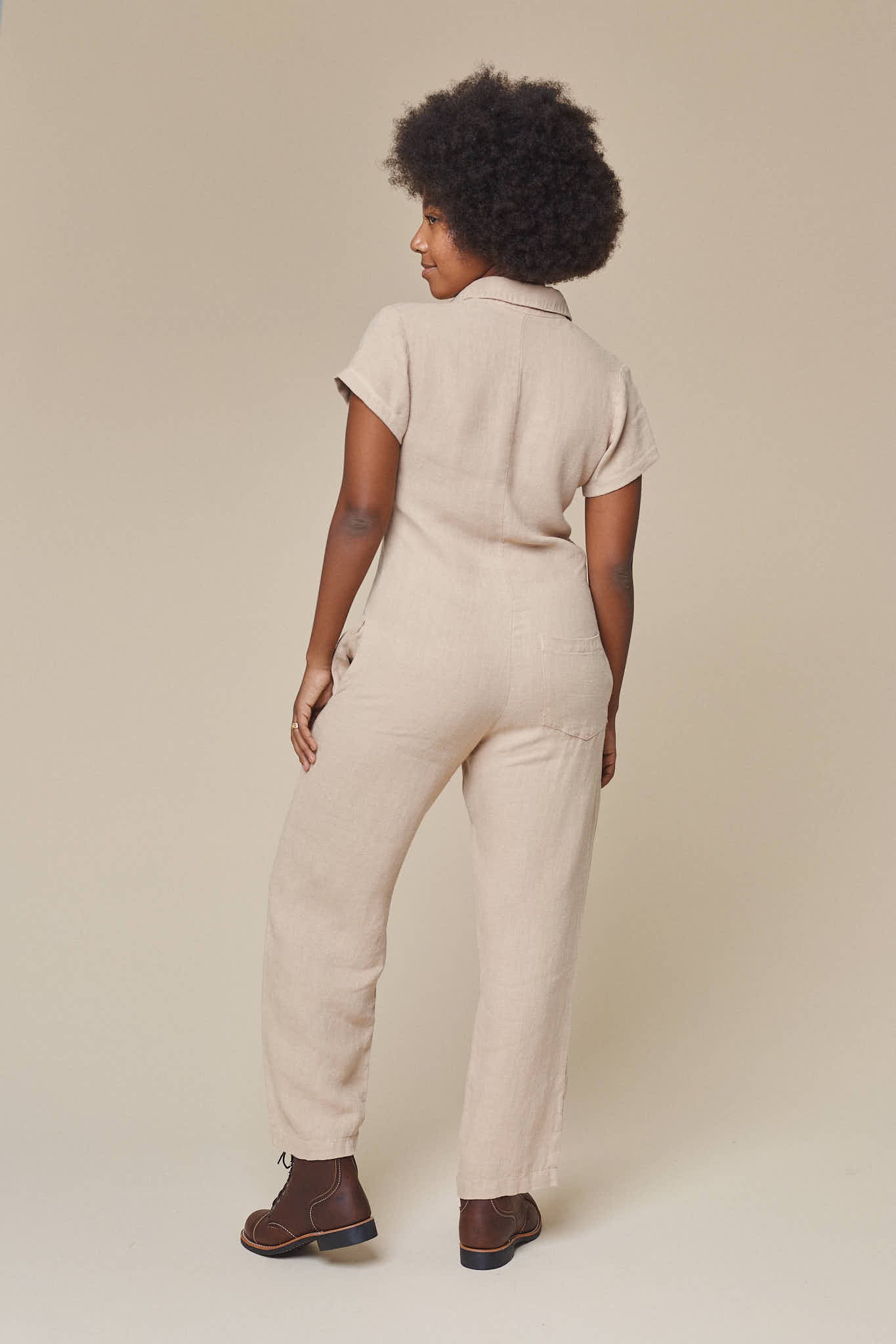 Stillwater Polo Pant Romper | Jungmaven Hemp Clothing & Accessories / Color: