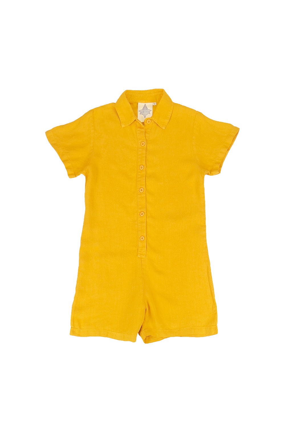 Stillwater Polo Romper - Sale Colors | Jungmaven Hemp Clothing & Accessories / Color: Mango Mojito