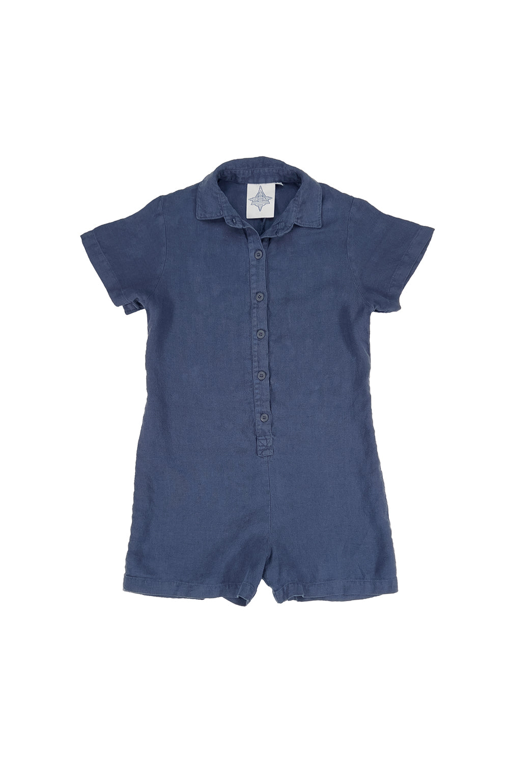 Stillwater Polo Romper | Jungmaven Hemp Clothing & Accessories / Color: Navy