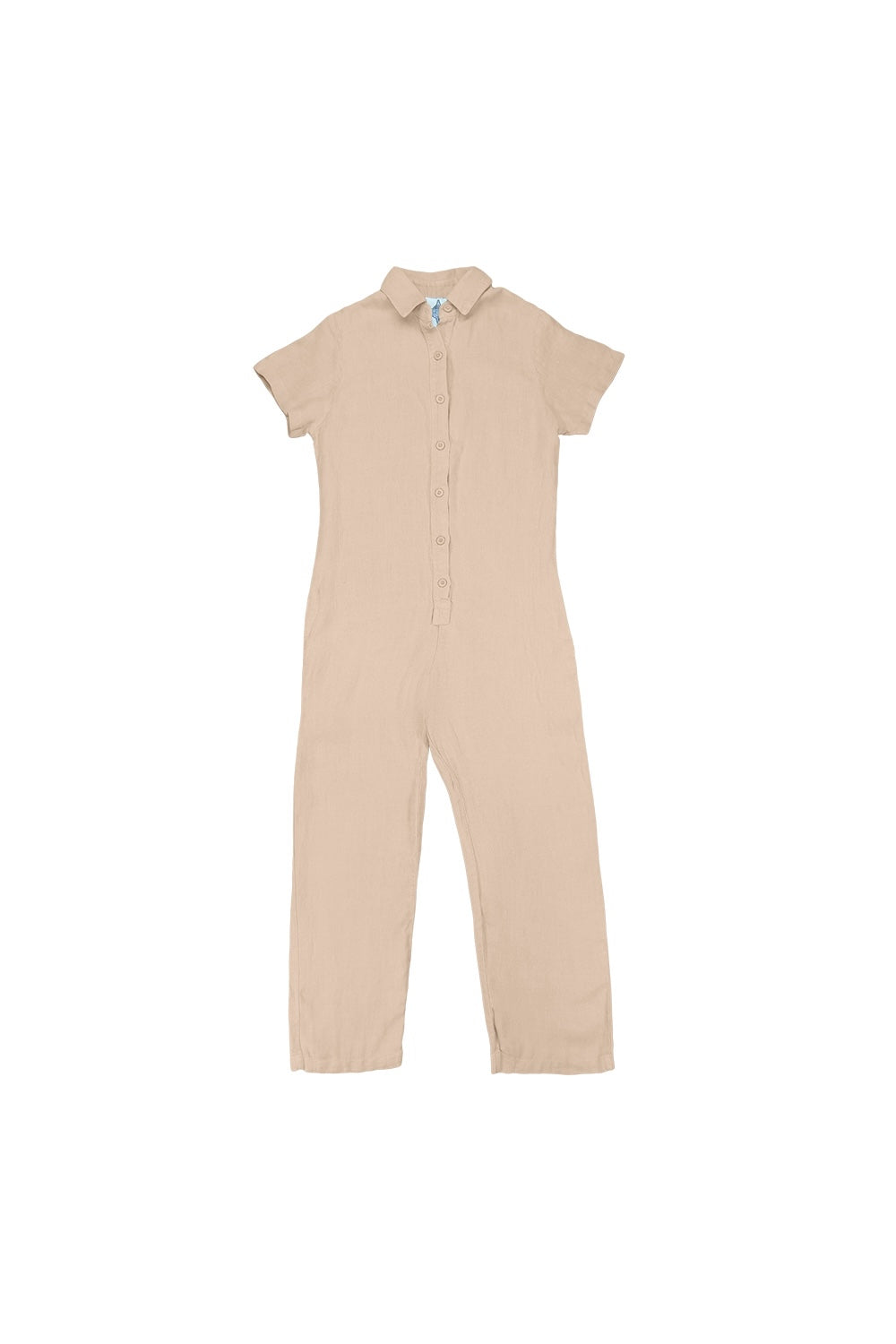 Stillwater Polo Pant Romper | Jungmaven Hemp Clothing & Accessories / Color: Oat Milk