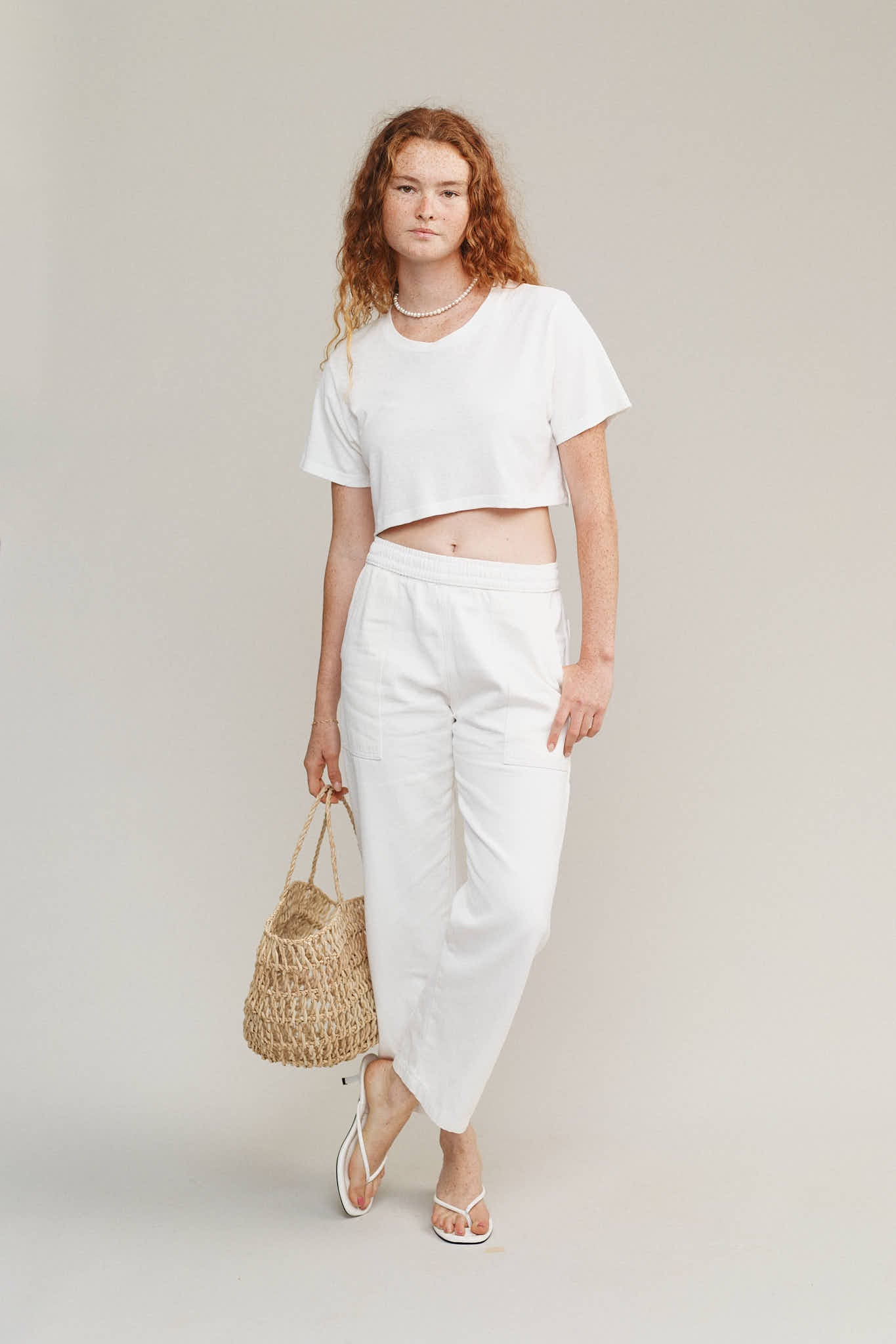 Super Cropped Lorel Tee | Jungmaven Hemp Clothing & Accessories / Color: