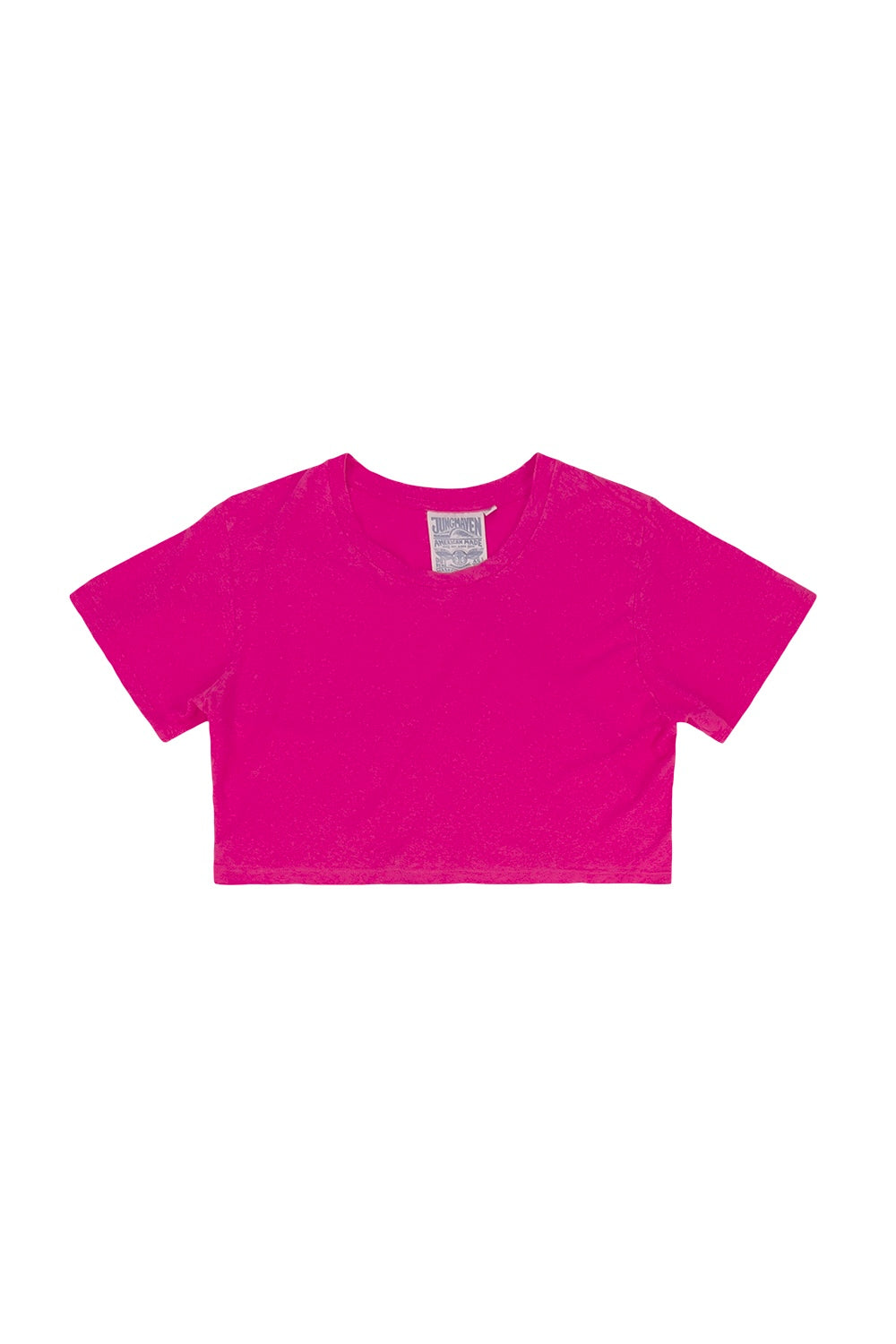 Cropped Lorel Tee | Jungmaven Hemp Clothing & Accessories / Color: Pink Grapefruit