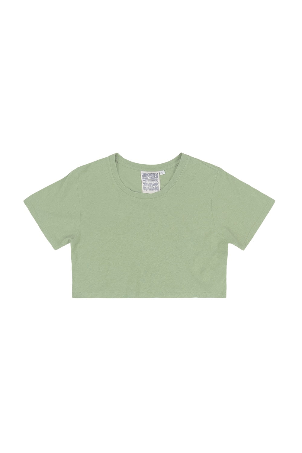Cropped Lorel Tee | Jungmaven Hemp Clothing & Accessories / Color: Pistachio
