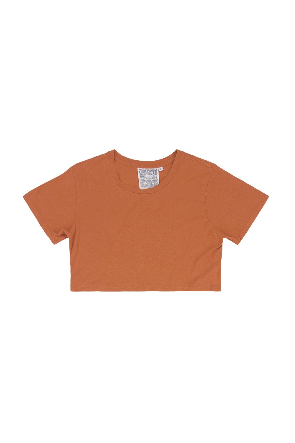 Cropped Lorel Tee | Jungmaven Hemp Clothing & Accessories / Color:Rooibos Tea