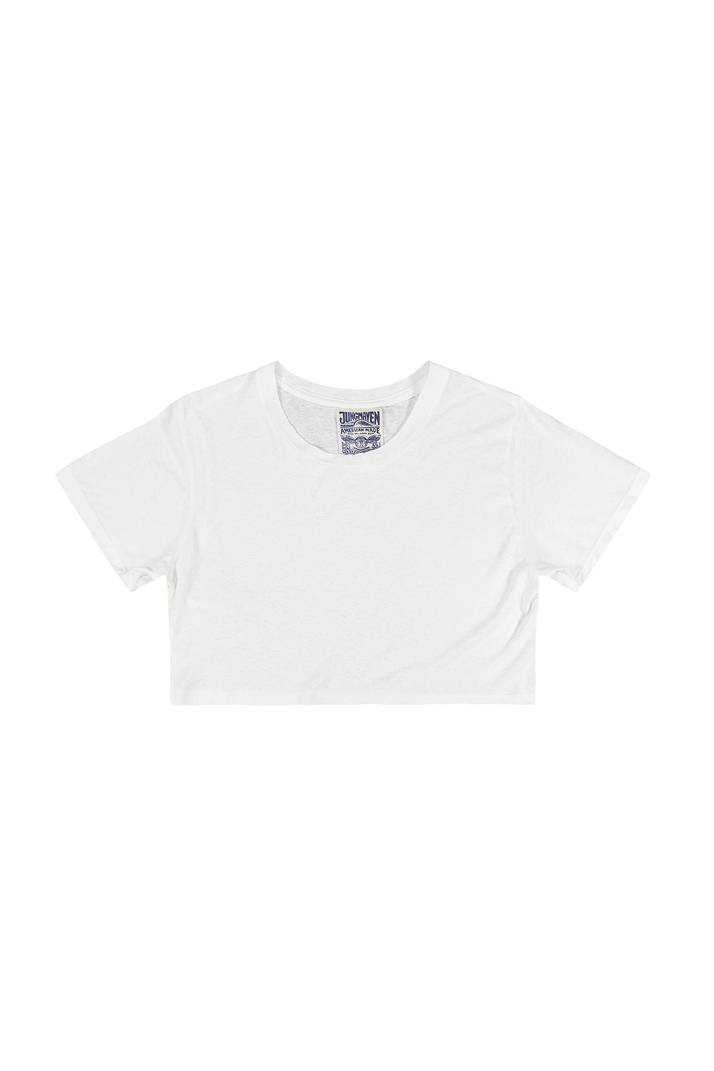 Cropped Lorel Tee | Jungmaven Hemp Clothing & Accessories / Color:Washed White