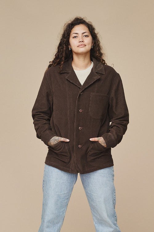 Tour Jacket | Jungmaven Hemp Clothing & Accessories / model_desc: Avery is 5’10” wearing L