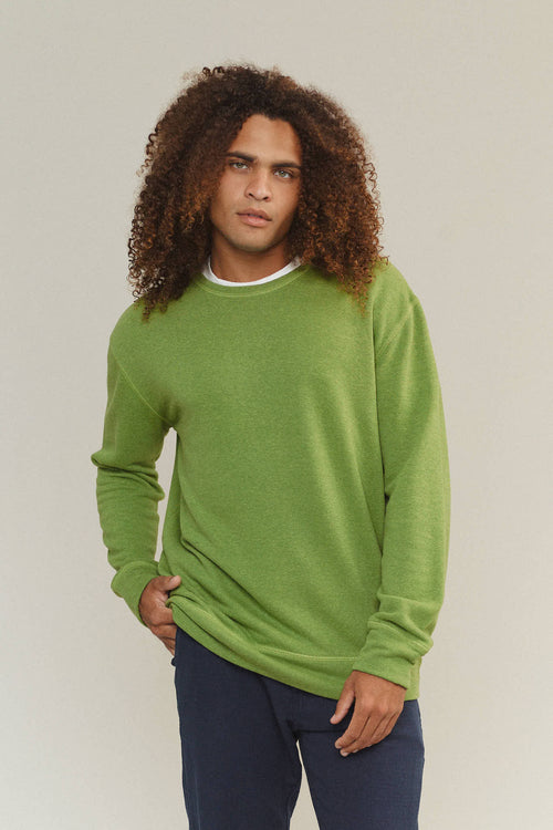Zephyr Sweatshirt | Jungmaven Hemp Clothing & Accessories / model_desc: Davon is 6β0β wearing Large