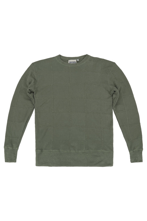 Upcycled Tahoe Sweatshirt | Jungmaven Hemp Clothing & Accessories / Color: Olive Green